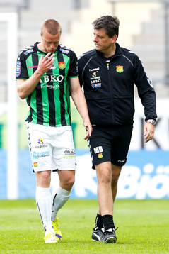 GAIS Björn Andersson tvingas utgå pga skada