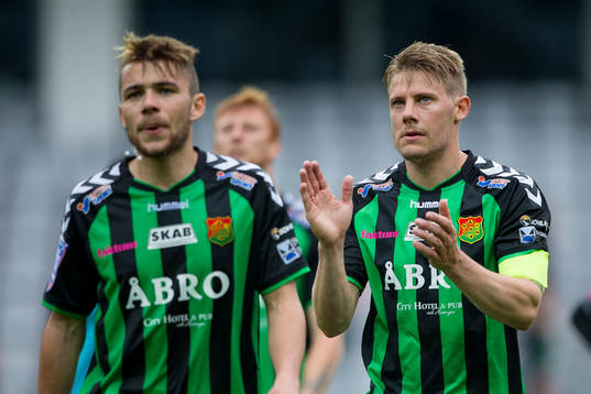 GAIS Malkolm Moenza och Patrik Ingelsten deppiga