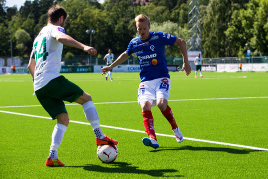 Hammarbys Måns Söderqvist och Åtvidabergs Andreas Dahlén