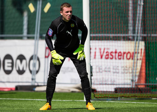 Hammarbys målvakt Ögmundur Kristinsson