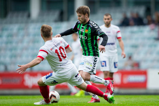 GAIS Johan Lundgren mot Assyriskas Christoffer Brandeborn