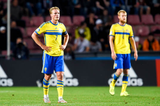 Sveriges Oscar Hiljemark deppar