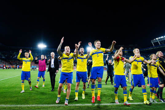 Sveriges John Guidetti, Mikael Ishak och Ludwig