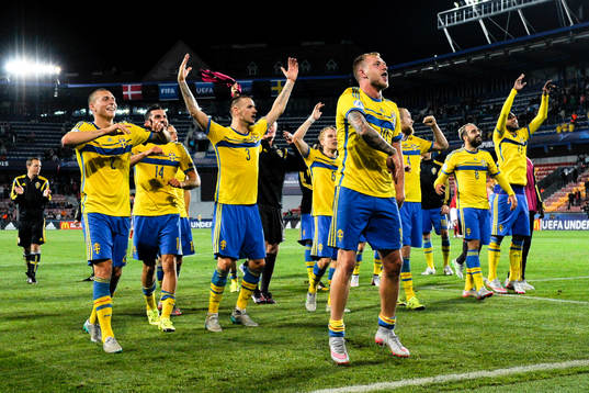 Sveriges John Guidetti jublar