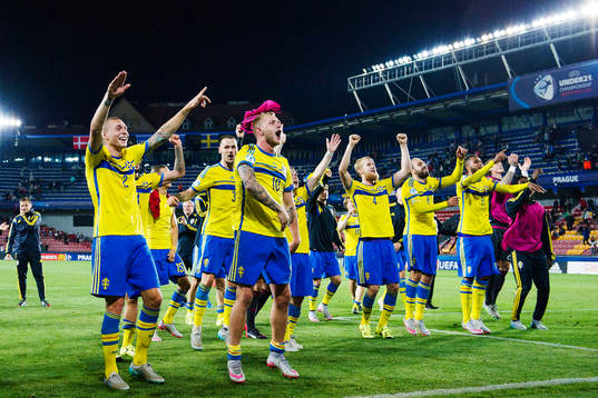 Sveriges Victor Nilsson Lindelöf , John Guidetti,