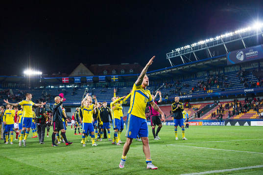 Sveriges John Guidetti jublar