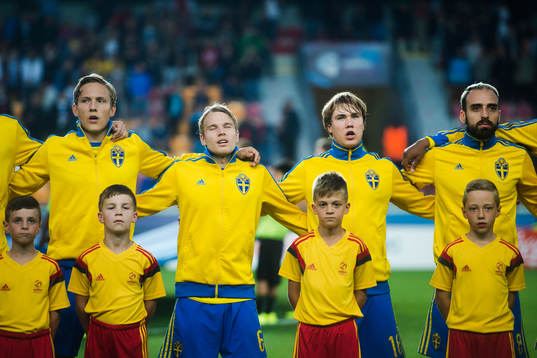 Sveriges Ludwig Augustinsson, Oscar Lewicki, Simon Tibbling