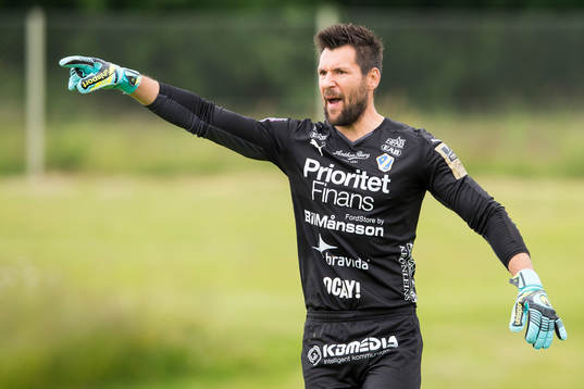 Halmstads målvakt Stojan Lukic