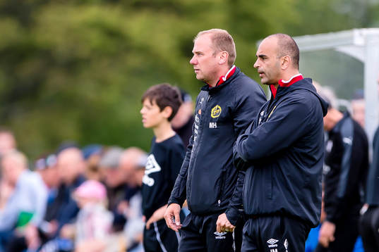 Elfsborgs manager Magnus Haglund och tränare Jan Mian