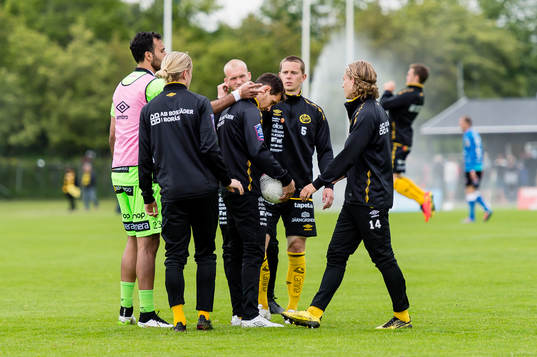 Elfsborgs spelare i halvtidsvilan