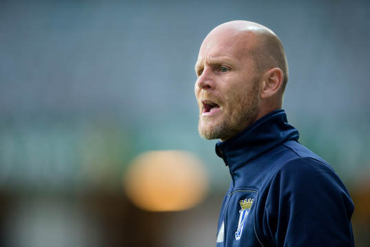 Kristianstads tränare Christian Carlsson innan