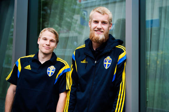 Sveriges Filip Helander och Oscar Lewicki