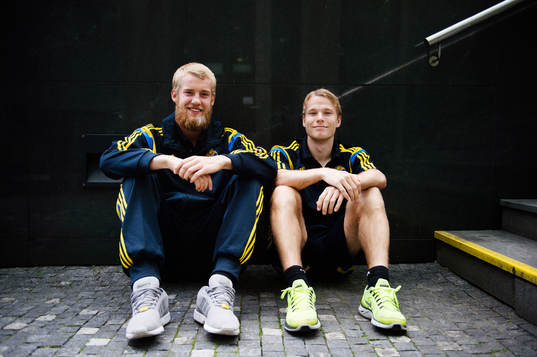 Sveriges Filip Helander och Oscar Lewicki