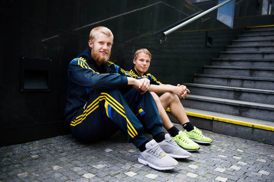 Sveriges Filip Helander och Oscar Lewicki