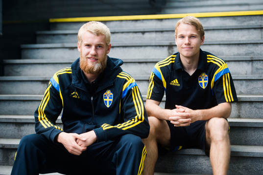 Sveriges Filip Helander och Oscar Lewicki