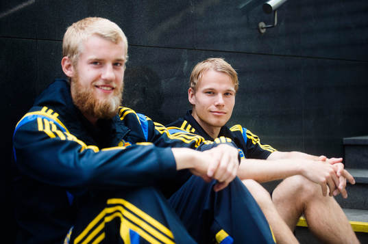 Sveriges Filip Helander och Oscar Lewicki