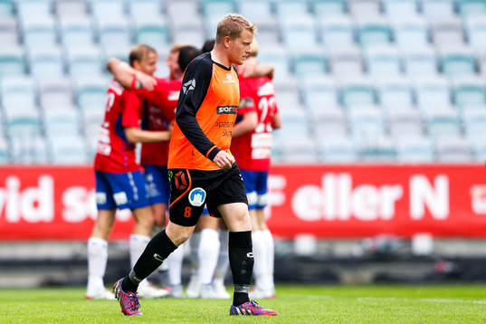 Kristianstads Henrik Fribrock deppar