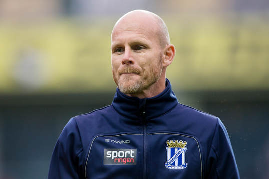 Kristianstads tränare Christian Carlsson deppig