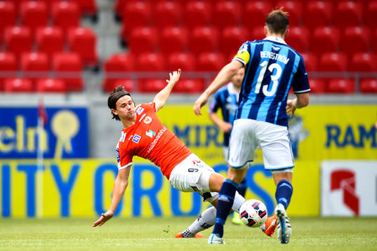 Kalmars Marcus Antonsson och Djurgårdens Emil Bergström
