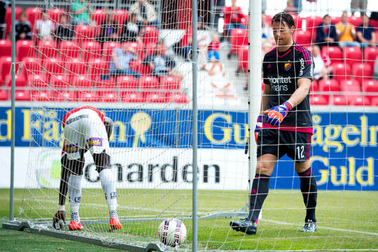 Kalmars Papa Alioune Diouf gjorde 1-0 bakom Djurgårdens