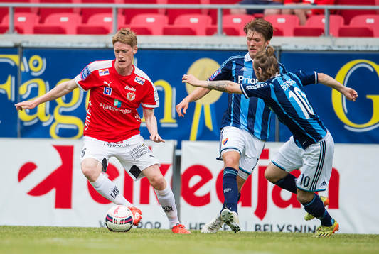 Kalmars Rasmus Elm och Djurgårdens Daniel Berntsen