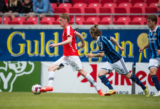 Kalmars Rasmus Elm och Djurgårdens Daniel Berntsen