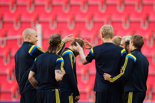 Sveriges Victor Nilsson Lindelöf, Kristoffer Olsson, Filip