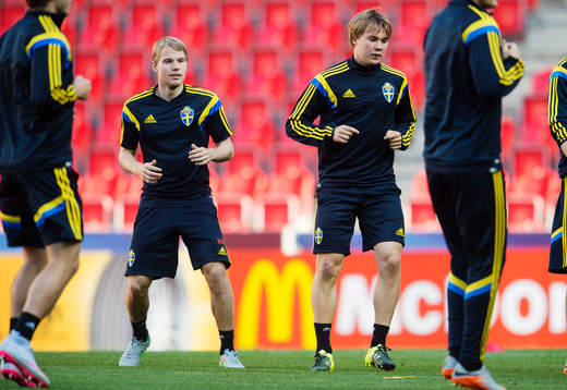Sveriges Oscar Lewicki och Simon Tibbling