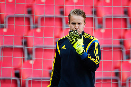 Sveriges målvakt Patrik Carlgren