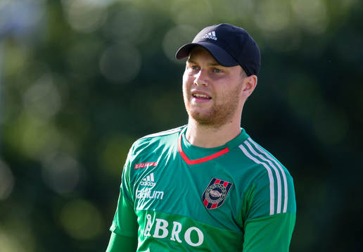 Brommapojkarnas målvakt Rasmus Emanuelsson