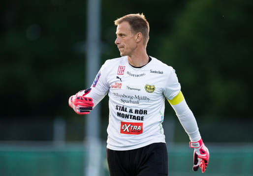 Mjällbys målvakt Mattias Asper