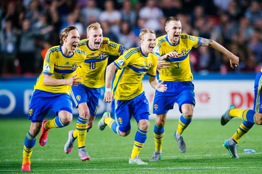 Sveriges Ludwig Augustinsson, John Guidetti, Alexander