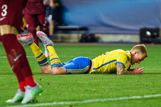Sveriges John Guidetti deppar
