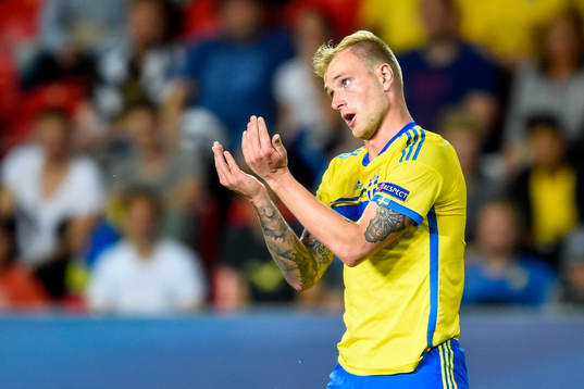 Sveriges John Guidetti deppar