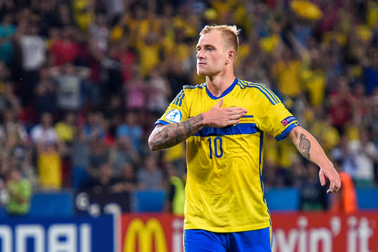 Sveriges John Guidetti jublar