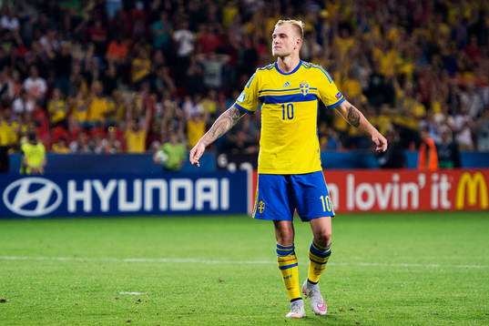 Sveriges John Guidetti jublar