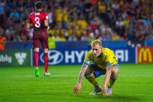 Sveriges John Guidetti deppar