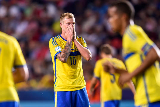 Sveriges John Guidetti deppar