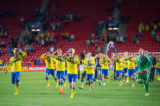 Sveriges Isaac Kiese Thelin, Abdullah Khalili, Ludwig
