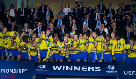 Sveriges Sebastian Holmén, Ludwig Augustinsson, Arber