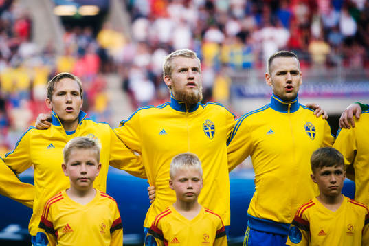 Sveriges Ludwig Augustinsson, Filip Helander och Alexander