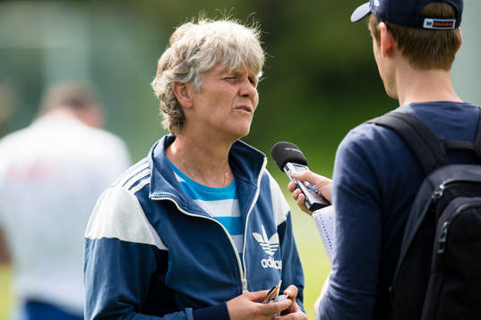 Sveriges förbundskapten för damlandslaget, Pia Sundhage