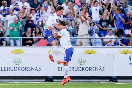 Norrköpings Linus Wahlqvist jublar