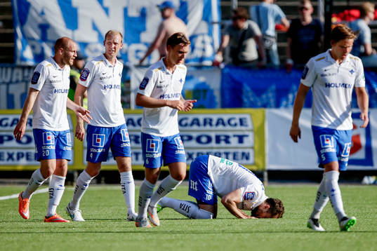 Norrköpings Emir Kujovic jublar