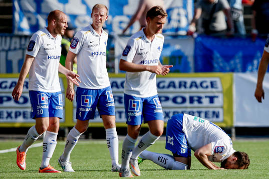 Norrköpings Emir Kujovic jublar