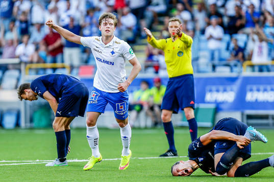 Norrköpings Alexander Fransson jublar