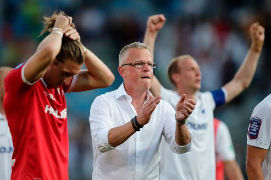Norrköpings tränare Jan Andersson med målvakt David