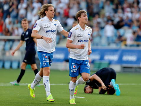 Norrköpings Alexander Fransson jublar