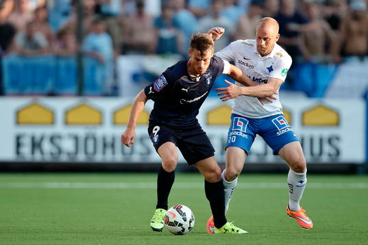 Norrköpings Daniel Sjölund och Malmös Markus Rosenberg