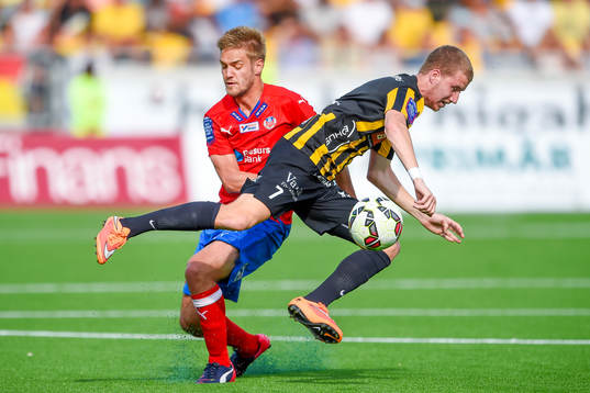 Helsingborgs Johan Mårtensson och Häckens Simon